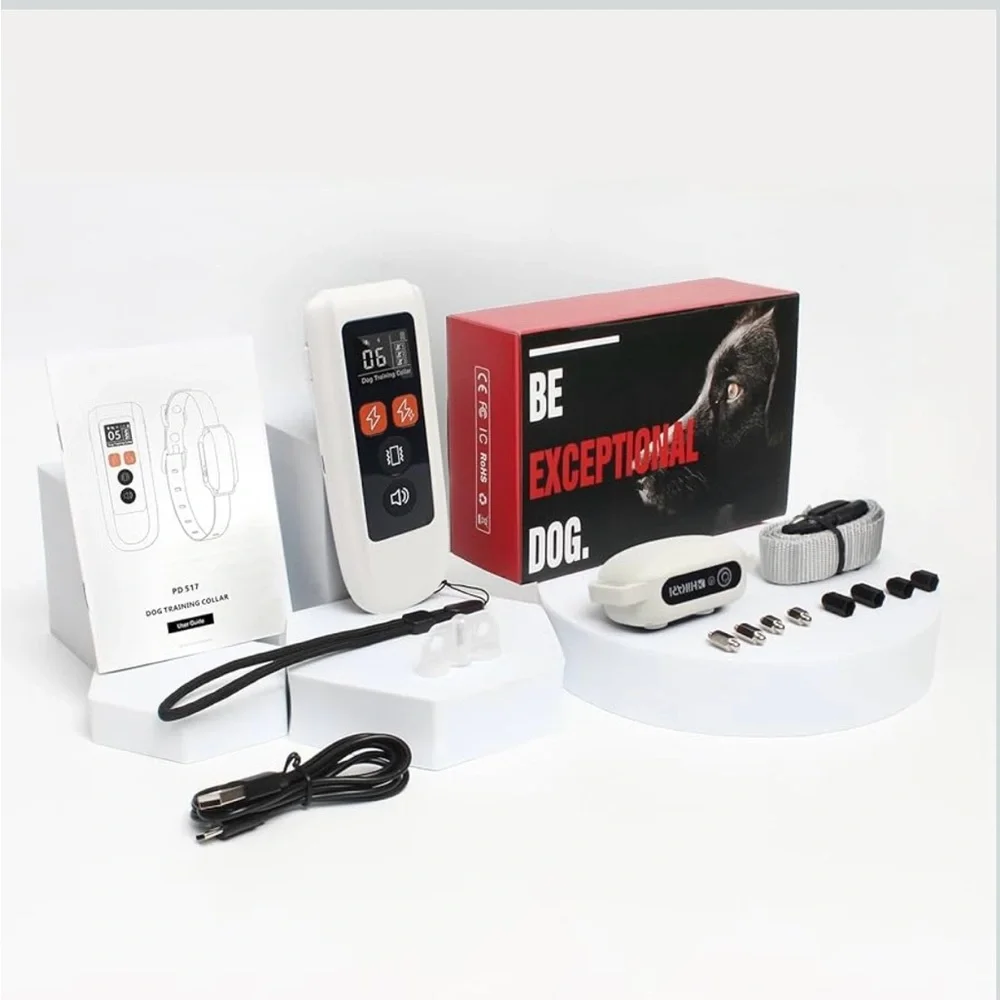 Dog Shock Collar, Dog Training Collar with Remote Control